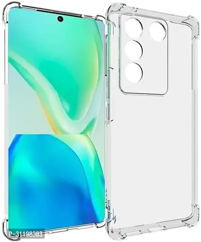 Caseline Back Cover for Vivo V27vivo V27 5G VIVO V27 PRO 5G VIVO V27 PRO BMTP Transparent Grip Case Pack of 1