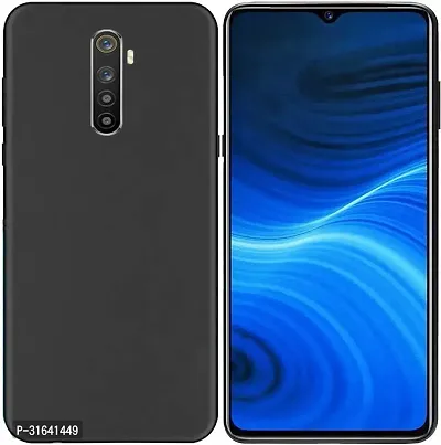 Caseline Back Cover for Realme X2 Pro Black Grip Case Silicon Pack of 1