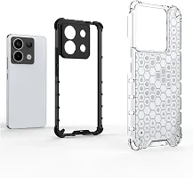 Caseline Back Cover for Poco X6 5GRedmi Note 13 Pro 5G HBCASE Transparent Grip Case Pack of 1-thumb1