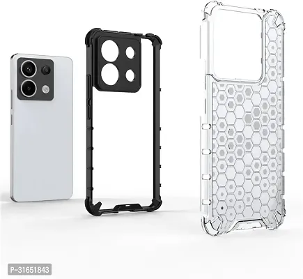 Caseline Back Cover for Poco X6 5GRedmi Note 13 Pro 5G HBCASE Transparent Grip Case Pack of 1-thumb2