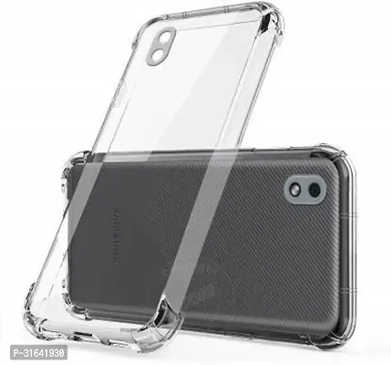 Caseline Back Cover for SAMSUNG GALAXY A01 CORE Transparent Grip Case Pack of 1