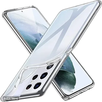 Caseline Back Cover For Samsung Galaxy S21 Ultra Transparent Grip Case Pack Of 1