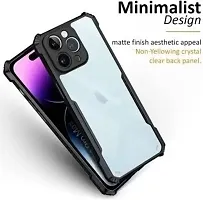 Flipkart SmartBuy Back Cover for Apple iPhone 15 Pro iPhone 15 Pro Black Grip Case Pack of 1-thumb3