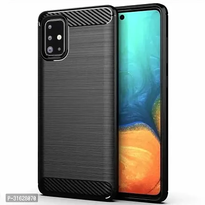 Caseline Back Cover for Samsang Galaxy A51 Black Grip Case Pack of 1