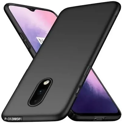 Caseline Back Cover for ONEPLUS 7 Black Grip Case Silicon Pack of 1