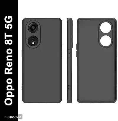 Caseline Back Cover for Oppo Reno 8T 5G OPPO Reno8T 5G OPPO Reno 8T 5G OPPO Reno8T 5G CND Black Grip Case Silicon Pack of 1