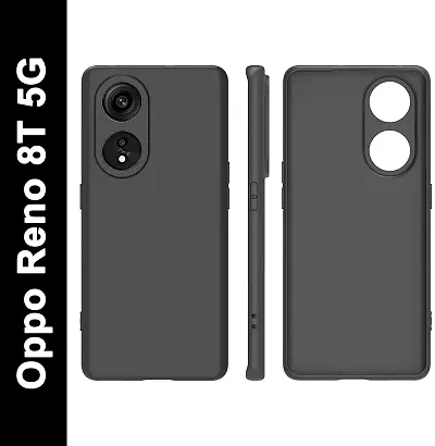 Caseline Back Cover for Oppo Reno 8T 5G OPPO Reno8T 5G OPPO Reno 8T 5G OPPO Reno8T 5G CND Black Grip Case Silicon Pack of 1