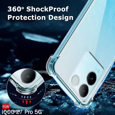 Flipkart SmartBuy Back Cover for iQOO Z7 Pro/Vivo T2 Pro 5G Transparent Grip Case Pack of 1-thumb4