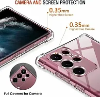 Caseline Back Cover for Samsung Galaxy S24 Ultra 5G BMTP Transparent Grip Case Pack of 1-thumb2