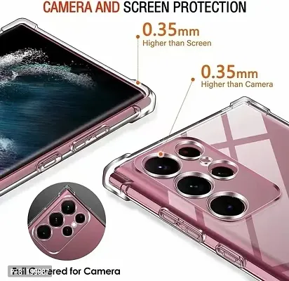 Caseline Back Cover for Samsung Galaxy S24 Ultra 5G BMTP Transparent Grip Case Pack of 1-thumb3