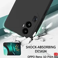 Caseline Back Cover for OPPO Reno 10 Pro Plus 5G Reno 10 Pro Plus 5GCND Black Grip Case Silicon Pack of 1-thumb3