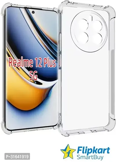 Flipkart SmartBuy Back Cover for realme 12+ 5G Transparent Grip Case Pack of 1-thumb0