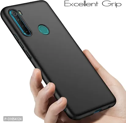 Caseline Back Cover for Realme 5i Black Grip Case Silicon Pack of 1-thumb4