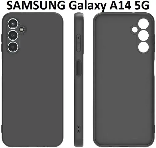 CELZO Silicon Back Cover Case for Samsung Galaxy A34 (5G) - Black