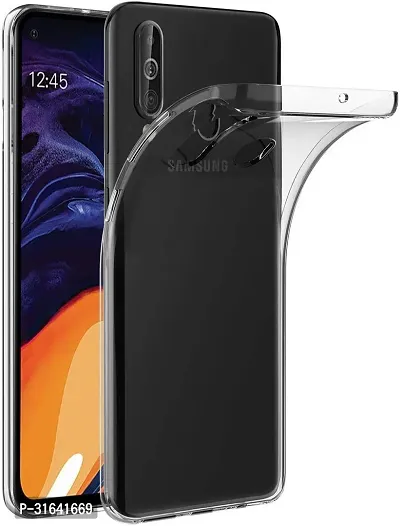 Caseline Back Cover for SAMSUNG GALAXY M40 Transparent Grip Case Silicon Pack of 1-thumb0