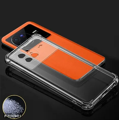 Caseline Back Cover for vivo X80 vivo X80 5G Transparent Silicon Pack of 1-thumb0