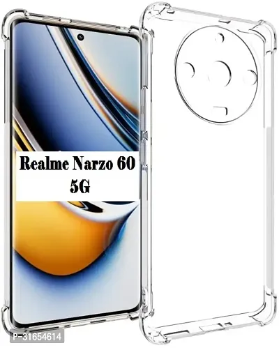 Caseline Back Cover for Realme Narzo 60 5G Realme Narzo 60 BMTP Transparent Grip Case Pack of 1