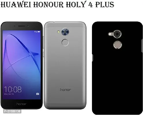 Caseline Back Cover for Huawei Honour Holy 4 Plus Black Shock Proof Silicon Pack of 1-thumb0