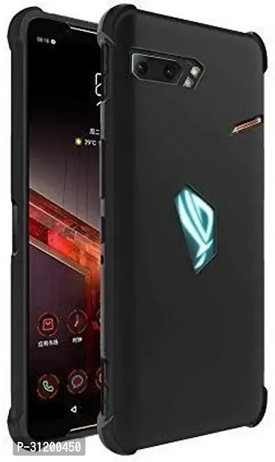 Caseline Back Cover for Asus Rog Phone 2 Black Shock Proof Pack of 1-thumb0