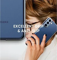 Caseline Back Cover for SAMSUNG GALAXY S21 FE 5G 5G SAMSUNG GALAXY S21 FE Transparent Grip Case Silicon Pack of 1-thumb2