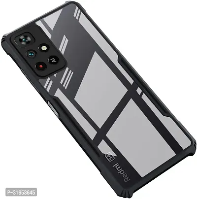 Caseline Back Cover for Mi Redmi Note 11T 5G Redmi Note 11T 5GPOCO M4 Pro 5GPOCO M4 Pro Black Grip Case Pack of 1