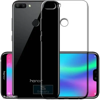 Caseline Back Cover for Honor 9N Transparent Grip Case Silicon Pack of 1