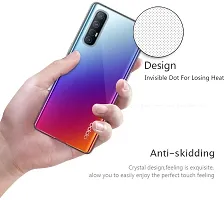 Caseline Back Cover for Oppo Reno3 Pro Transparent Grip Case Silicon Pack of 1-thumb2