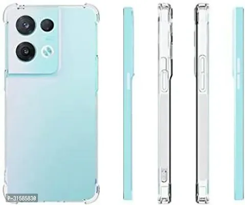 Caseline Back Cover for OPPO Reno8 Pro Reno8 Pro 5G OPPO Reno8 Pro 5G Transparent Grip Case Silicon Pack of 1