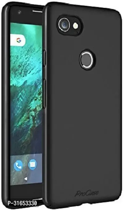 Caseline Back Cover for Google Pixel Xl 2 Black Shock Proof Silicon Pack of 1-thumb0