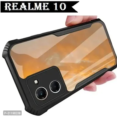 Caseline Back Cover for realme 10 4G Realme 10 Realme 10 4G realme 10 Black Grip Case Pack of 1