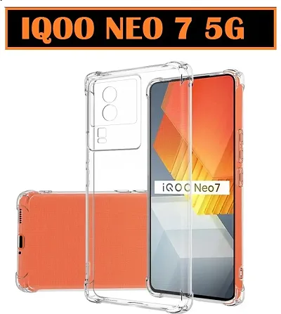 Nutricase Back Cover for IQOO NEO 7 Pro 5G iQOO Neo 7 Pro 5G IQOO Neo 7 5G iQOO Neo 7 5G BMTP Transparent Grip Case Pack of 1