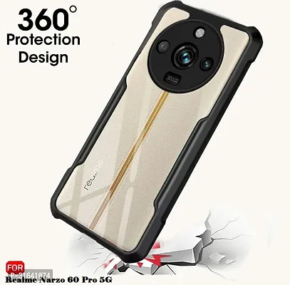 Caseline Back Cover for Realme Narzo 60 Pro 5G Realme Narzo 60 Pro IP Black Grip Case Pack of 1-thumb2