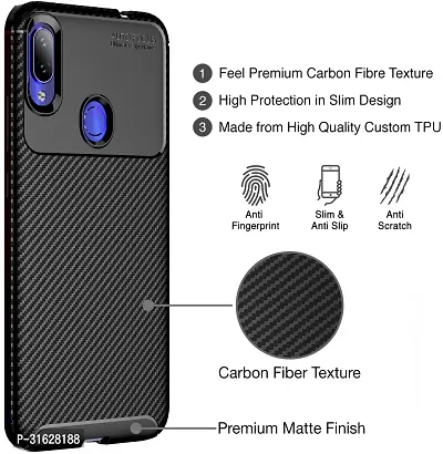 Caseline Back Cover for REDMI NOTE 7 PRO Black Grip Case Silicon Pack of 1-thumb3