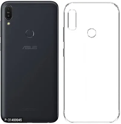 Caseline Back Cover for Asus Zenfone Max Pro M1 Transparent Grip Case Silicon Pack of 1-thumb0