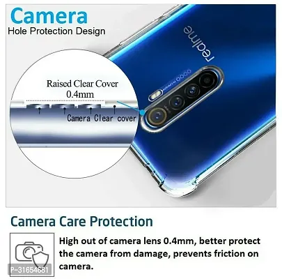 Caseline Back Cover for Realme X2 Pro Transparent Grip Case Pack of 1-thumb4