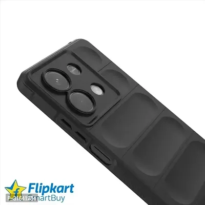 Flipkart SmartBuy Back Cover for REDMI Note 13 Pro 5G REDMI Note 13 Pro Black Grip Case Silicon Pack of 1-thumb3