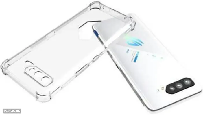 Caseline Back Cover for Asus ROG Phone 5 Transparent Flexible Silicon Pack of 1-thumb4