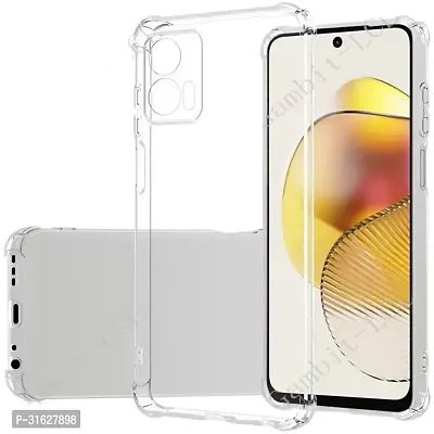 Caseline Back Cover for MOTOROLA g34 5G MOTOROLA g34 MOTO g34 5G MOTO g34 BMTP Transparent Grip Case Silicon Pack of 1-thumb0