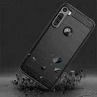 Caseline Back Cover for Motorola Moto One Fusion Plus Moto One Fusion Plus Black Grip Case Pack of 1-thumb2