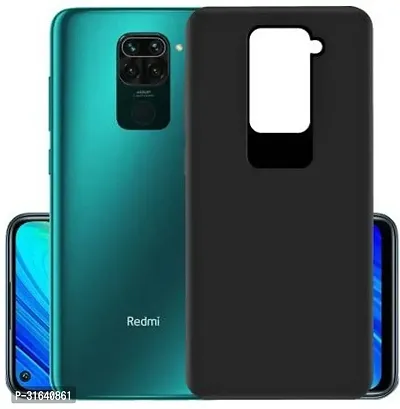 Caseline Back Cover for REDMI MI NOTE 9 Black Grip Case Pack of 1