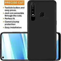 Caseline Back Cover for VIVO Z1 PRO Black Grip Case Silicon Pack of 1-thumb2