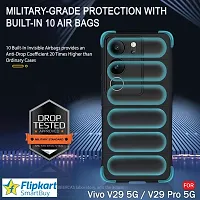 Flipkart SmartBuy Back Cover for vivo V29 Pro 5G vivo V29 5G Black Grip Case Silicon Pack of 1-thumb2