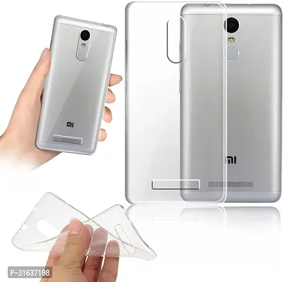 Nutricase Back Cover for Mi Redmi Note 5 Transparent Silicon-thumb0