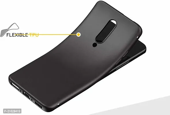 Caseline Back Cover for ONEPLUS 7 PRO Black Grip Case Silicon Pack of 1