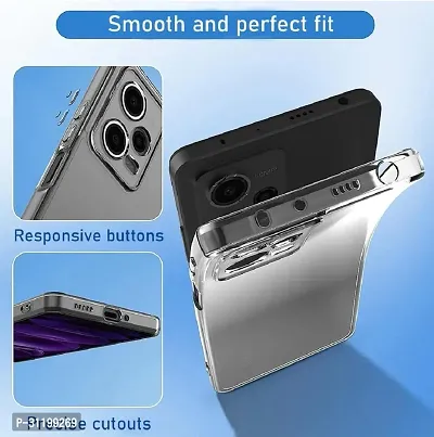 Caseline Back Cover for Motorola Edge 50 Pro 5G TP Transparent Shock Proof Silicon Pack of 1-thumb3