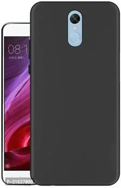 Caseline Back Cover for Mi Redmi Note 5 Black Grip Case Pack of 1-thumb0