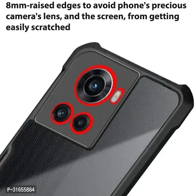 Caseline Back Cover for OnePlus 10R 5G Black Shock Proof Pack of 1-thumb2