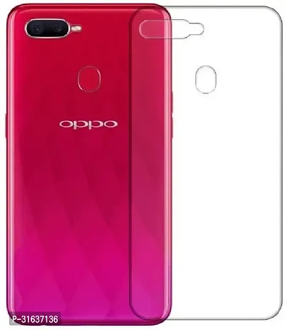 Caseline Back Cover for OPPO F9 Pro Transparent Grip Case Silicon Pack of 1-thumb0