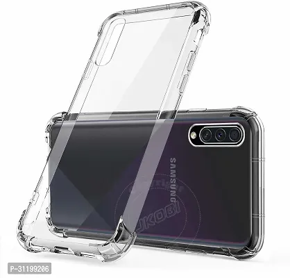 Caseline Back Cover for Samsung Galaxy A30s Transparent Grip Case Pack of 1