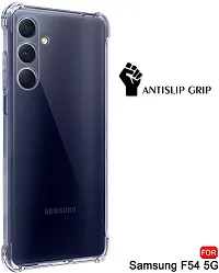 Flipkart SmartBuy Back Cover for Samsung Galaxy F54 5G Transparent Grip Case Pack of 1-thumb3